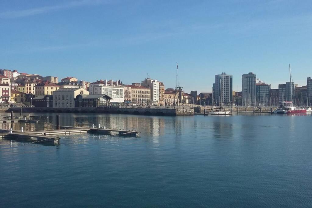 Ferienwohnung Gijon - La Arena Exterior foto